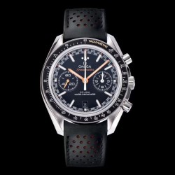  Omega-Speedmaster Moonwatch Chronograph 44MM SS/LE Blk/Org Dial V2 OMF A7750 9900