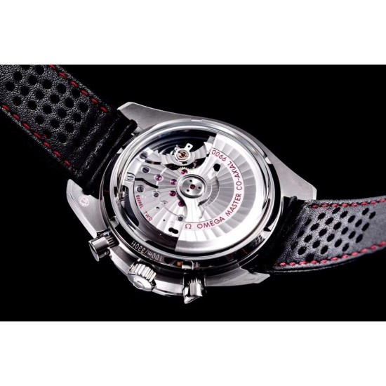  Omega-Speedmaster Moonwatch Chronograph 44MM SS/LE Blk/Org Dial V2 OMF A7750 9900