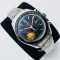  Omega-Speedmaster Moonwatch Chronograph 44MM SS/SS Black/Orange GBF A7750