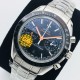  Omega-Speedmaster Moonwatch Chronograph 44MM SS/SS Black/Orange GBF A7750