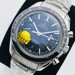  Omega-Speedmaster Moonwatch Chronograph 44MM SS/SS Black Dial GBF A7750
