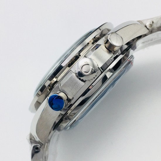  Omega-Speedmaster Moonwatch Chronograph 44MM SS/SS Black Dial GBF A7750