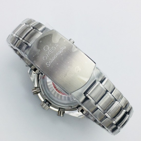  Omega-Speedmaster Moonwatch Chronograph 44MM SS/SS Black Dial GBF A7750