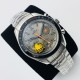  Omega-Speedmaster Moonwatch Chronograph 44MM SS/SS Grey/Orange GBF A7750