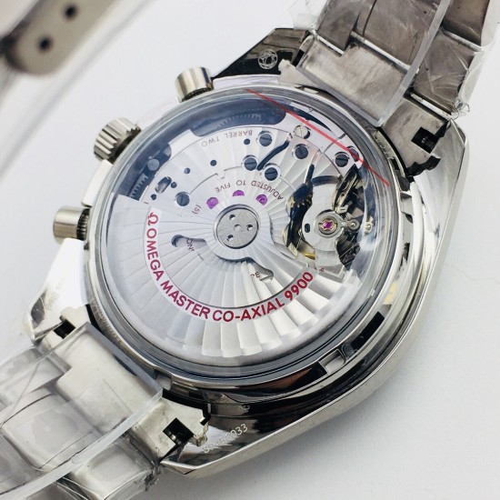  Omega-Speedmaster Moonwatch Chronograph 44MM SS/SS White Dial GBF A7750