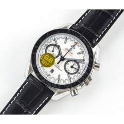  Omega-Speedmaster Moonwatch Chronograph 44MM SS/LE White Dial GBF A7750