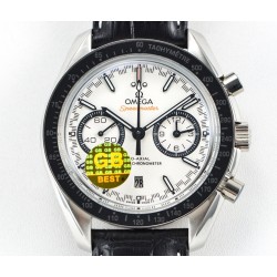  Omega-Speedmaster Moonwatch Chronograph 44MM SS/LE White Dial GBF A7750