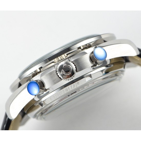  Omega-Speedmaster Moonwatch Chronograph 44MM SS/LE White Dial GBF A7750