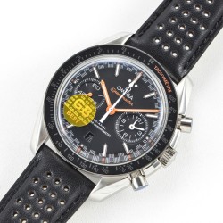  Omega-Speedmaster Moonwatch Chronograph 44MM SS/LE Black/Orange GBF A7750