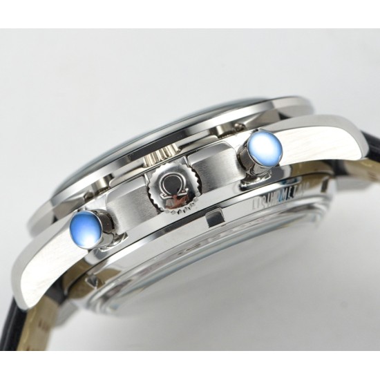  Omega-Speedmaster Moonwatch Chronograph 44MM SS/LE Black/Orange GBF A7750