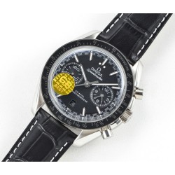  Omega-Speedmaster Moonwatch Chronograph 44MM SS/LE Black Dial GBF A7750