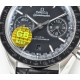  Omega-Speedmaster Moonwatch Chronograph 44MM SS/LE Black Dial GBF A7750
