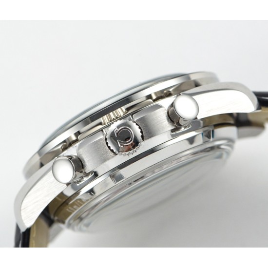  Omega-Speedmaster Moonwatch Chronograph 44MM SS/LE Black Dial GBF A7750