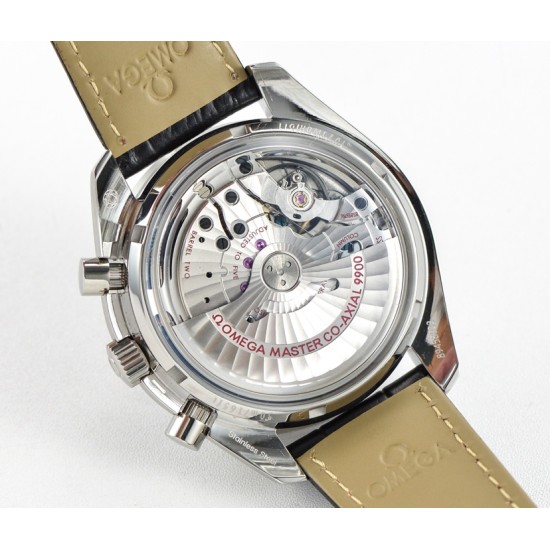  Omega-Speedmaster Moonwatch Chronograph 44MM SS/LE Black Dial GBF A7750