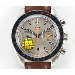  Omega-Speedmaster Moonwatch Chronograph 44MM SS/LE Grey/Orange GBF A7750
