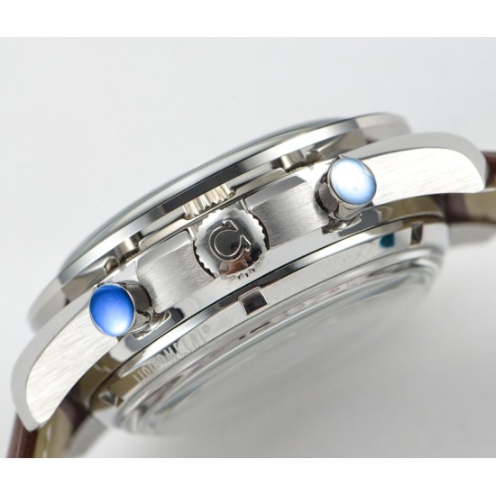  Omega-Speedmaster Moonwatch Chronograph 44MM SS/LE Grey/Orange GBF A7750