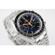  Omega-Speedmaster Moonwatch Chronograph 44MM SS/SS Blue/Org JHF A7750