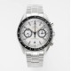  Omega-Speedmaster Moonwatch Chronograph 44MM SS/SS White Dial JHF A7750