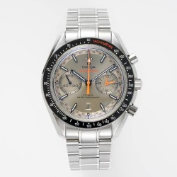  Omega-Speedmaster Moonwatch Chronograph 44MM SS/SS Grey/Org JHF A7750