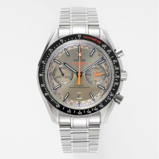  Omega-Speedmaster Moonwatch Chronograph 44MM SS/SS Grey/Org JHF A7750