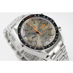  Omega-Speedmaster Moonwatch Chronograph 44MM SS/SS Grey/Org JHF A7750