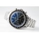  Omega-Speedmaster Moonwatch Chronograph 44MM SS/SS Blue Dial JHF A7750