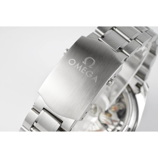  Omega-Speedmaster Moonwatch Chronograph 44MM SS/SS Blue Dial JHF A7750