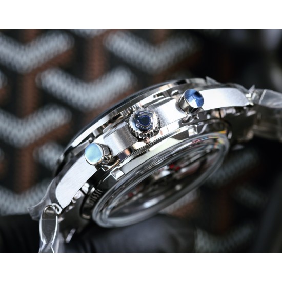  Omega-Speedmaster Moonwatch Chronograph 44MM SS/SS White Dial BTF A7750