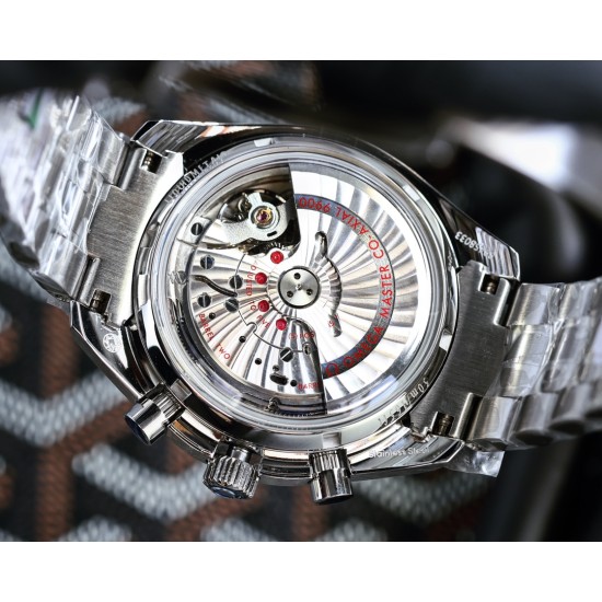  Omega-Speedmaster Moonwatch Chronograph 44MM SS/SS White Dial BTF A7750