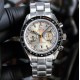  Omega-Speedmaster Moonwatch Chronograph 44MM SS/SS Grey/Org BTF A7750