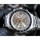 Omega-Speedmaster Moonwatch Chronograph 44MM SS/SS Grey/Org BTF A7750
