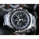  Omega-Speedmaster Moonwatch Chronograph 44MM SS/SS Black Dial BTF A7750