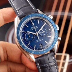  SpeedMaster MoonWatch Chronograph 44MM SS/LE Blue JHF V2 A7750 9300