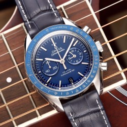  SpeedMaster MoonWatch Chronograph 44MM SS/LE Blue JHF V2 A7750 9300