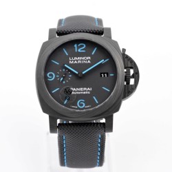 Panerai-PAM1661 Luminor. Carbotech Auto 44mm FC/NY Black Dial VSF P9010