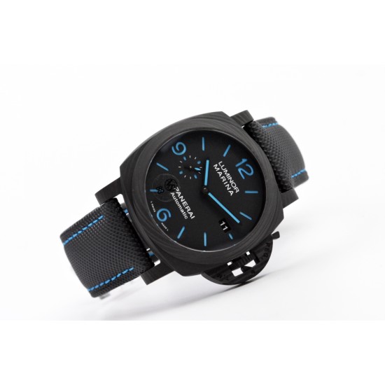 Panerai-PAM1661 Luminor. Carbotech Auto 44mm FC/NY Black Dial VSF P9010