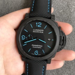 Panerai-PAM1661 Luminor. Carbotech Auto 44mm FC/NY Black Dial VSF P9010