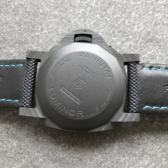 Panerai-PAM1661 Luminor. Carbotech Auto 44mm FC/NY Black Dial VSF P9010