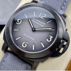 Panerai-Luminor Pam2121 44mm TI/NY Black Dial HWF A6497