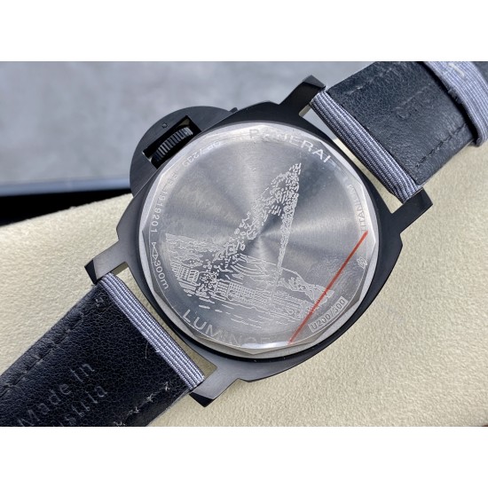 Panerai-Luminor Pam2121 44mm TI/NY Black Dial HWF A6497