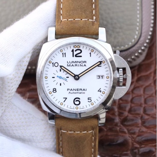 Panerai - Luminor PAM499Q 1950 3 Days Auto 44MM SS/LE White Dial XF P9000 Mod