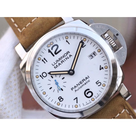 Panerai - Luminor PAM499Q 1950 3 Days Auto 44MM SS/LE White Dial XF P9000 Mod