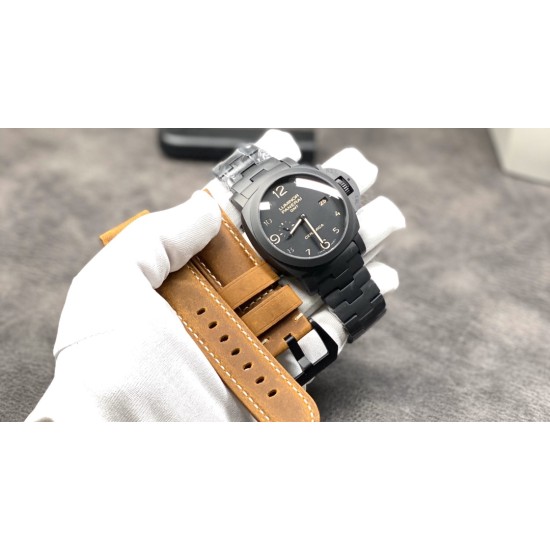 Panerai-Luminor PAM438 GMT 44MM Ceramic/Cer Black VSF P9001 Super Clone