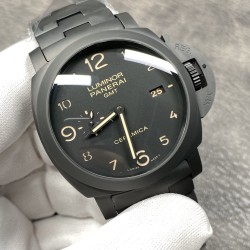 Panerai-Luminor PAM438 GMT 44MM Ceramic/Cer Black VSF P9001 Super Clone