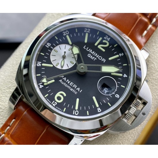Panerai-Luminor GMT PAM088 44mm SS/LE Black/Stk VSF A7750