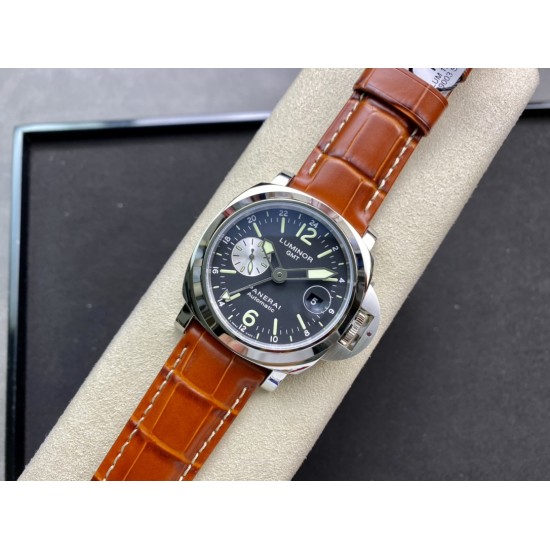 Panerai-Luminor GMT PAM088 44mm SS/LE Black/Stk VSF A7750