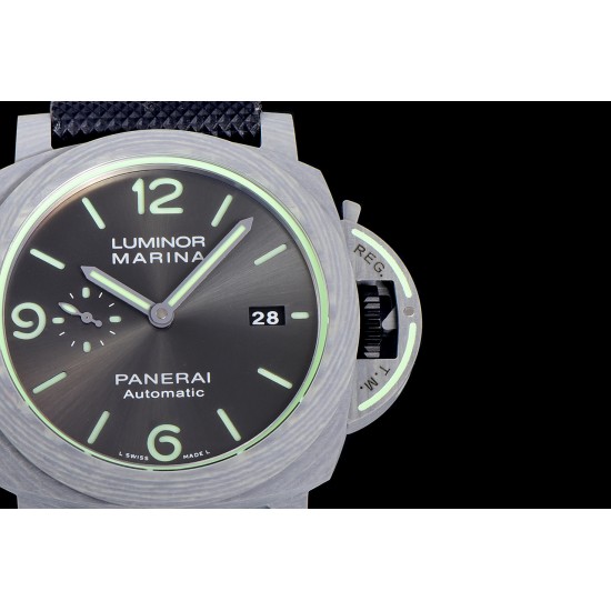 Panerai-Luminor Marina PAM1119 44mm Carbon/NY Grey Dial VSF P9010