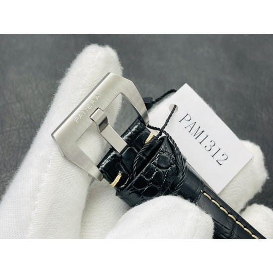 Panerai-PAM1312 Lum. Marina Auto 44mm Black SS/LE VSF P9010