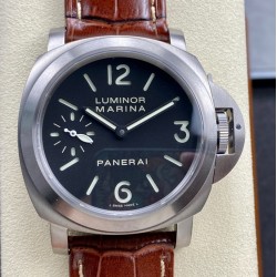 Panerai-PAM177 Luminor 44mm Black Dial Titanium/LE HWF A6497