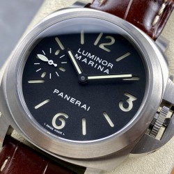Panerai-PAM177 Luminor 44mm Black Dial Titanium/LE HWF A6497